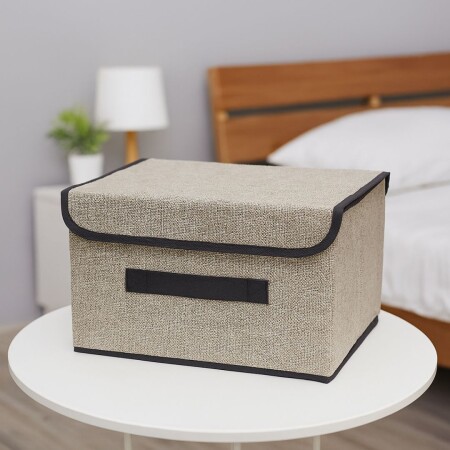 CAJA ORGANIZADORA DE TELA TNT 26X19X16CM CAJA ORGANIZADORA DE TELA TNT 26X19X16CM