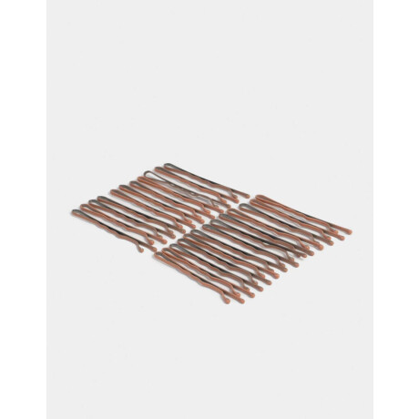 Horquillas Set Classic Marron Chocolate