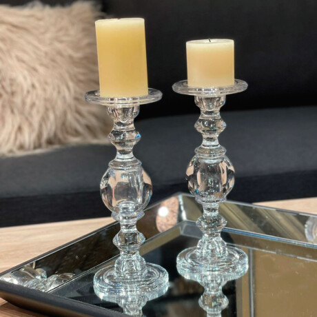 Candelabro en vidrio Candelabro en vidrio