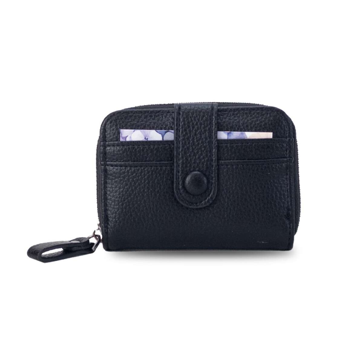 Tarjetero Ariana - Negro 