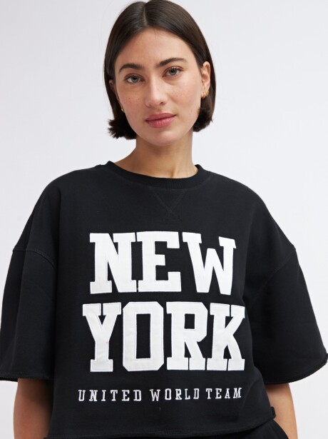 REMERA NY NEGRO