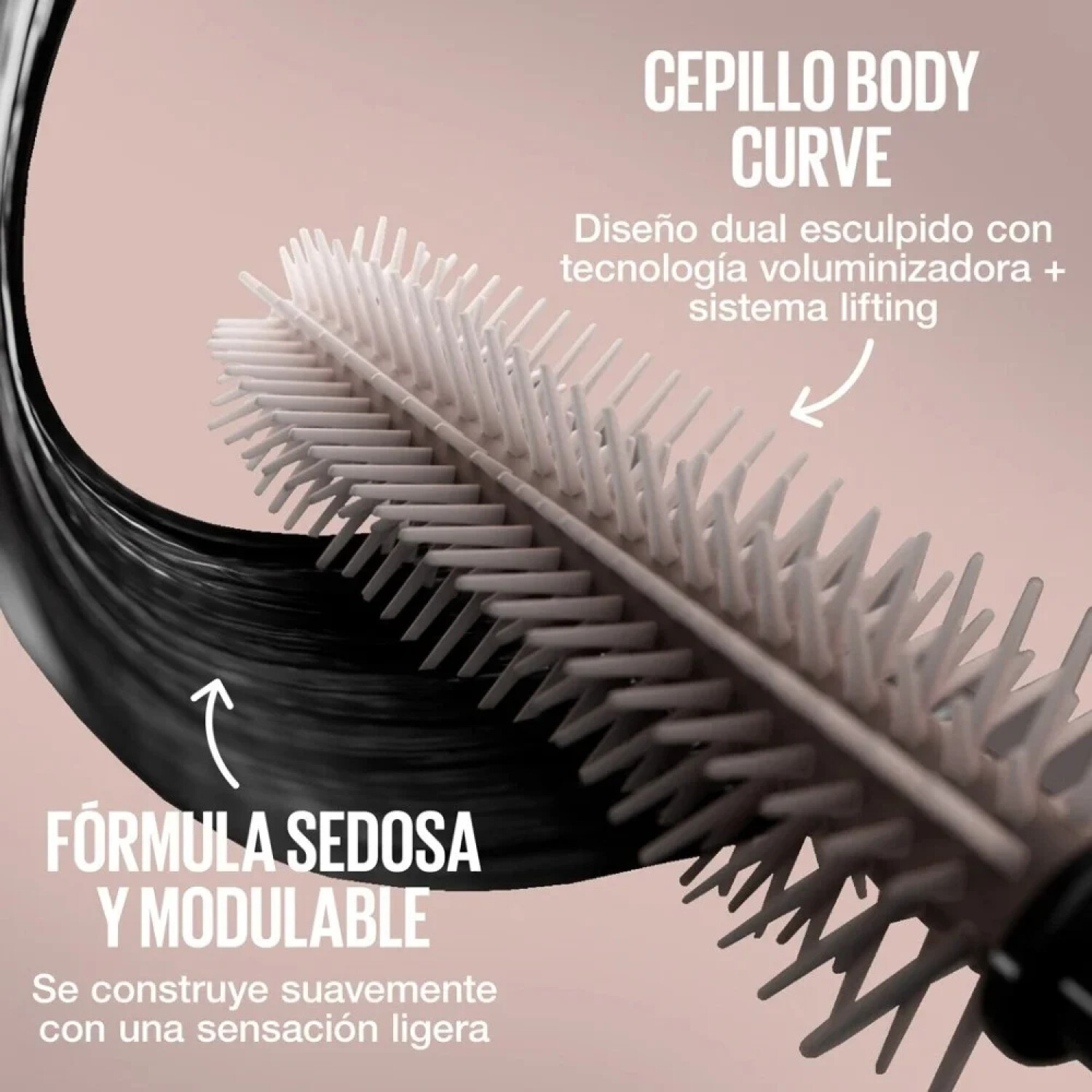 Máscara de Pestañas Maybelline Lash Sensational Body Efecto Lifting ...