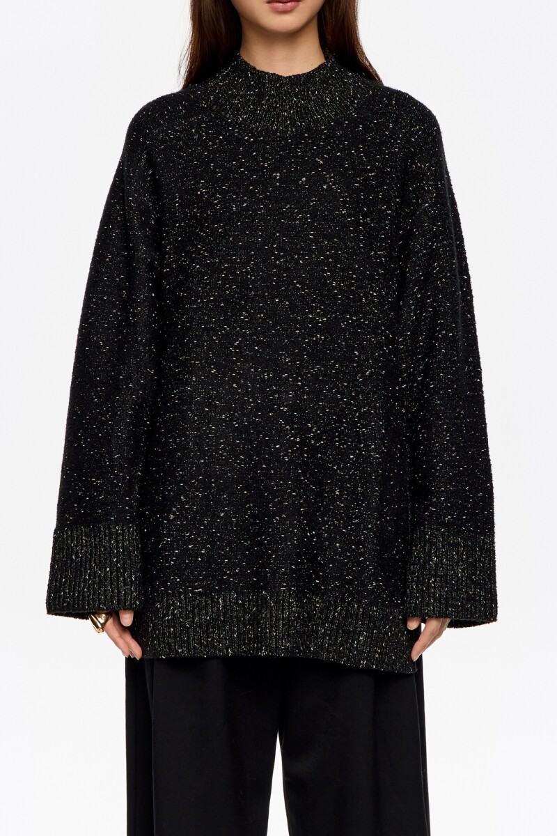 SWEATER TEJIDO Negro