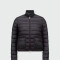 MONCLER - Campera Corta Lans Negro