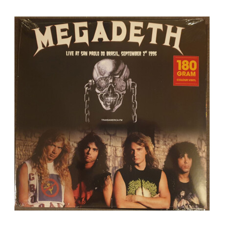 Megadethsao Paulo Do Brasil September 2nd 1995 (white Vinyl)lp Megadethsao Paulo Do Brasil September 2nd 1995 (white Vinyl)lp
