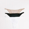 Pack de 3 Pantie Peel [B17] - Blanco, Negro y Tostado Pack de 3 Pantie Peel [B17] - Blanco, Negro y Tostado