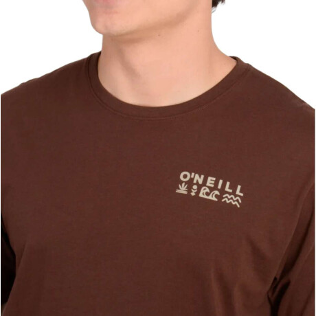 Remera Oneill Glyphs Marron
