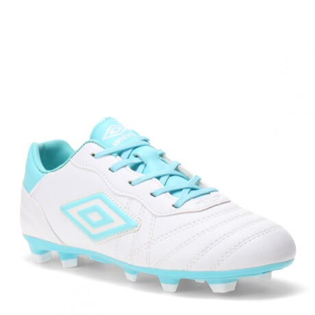 Championes de Fútbol 11 Infantiles Umbro Touch HG Blanco - Celeste