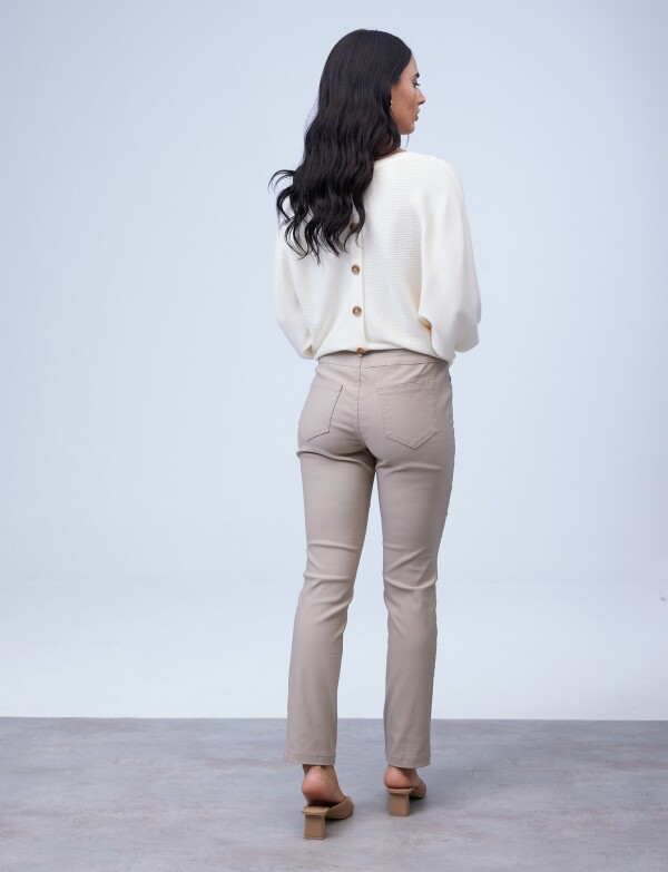 Pantalon Corte Jean TOSTADO
