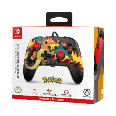 Control Power A para Nintendo Switch Cableado - Charizard Firestorm Control Power A para Nintendo Switch Cableado - Charizard Firestorm