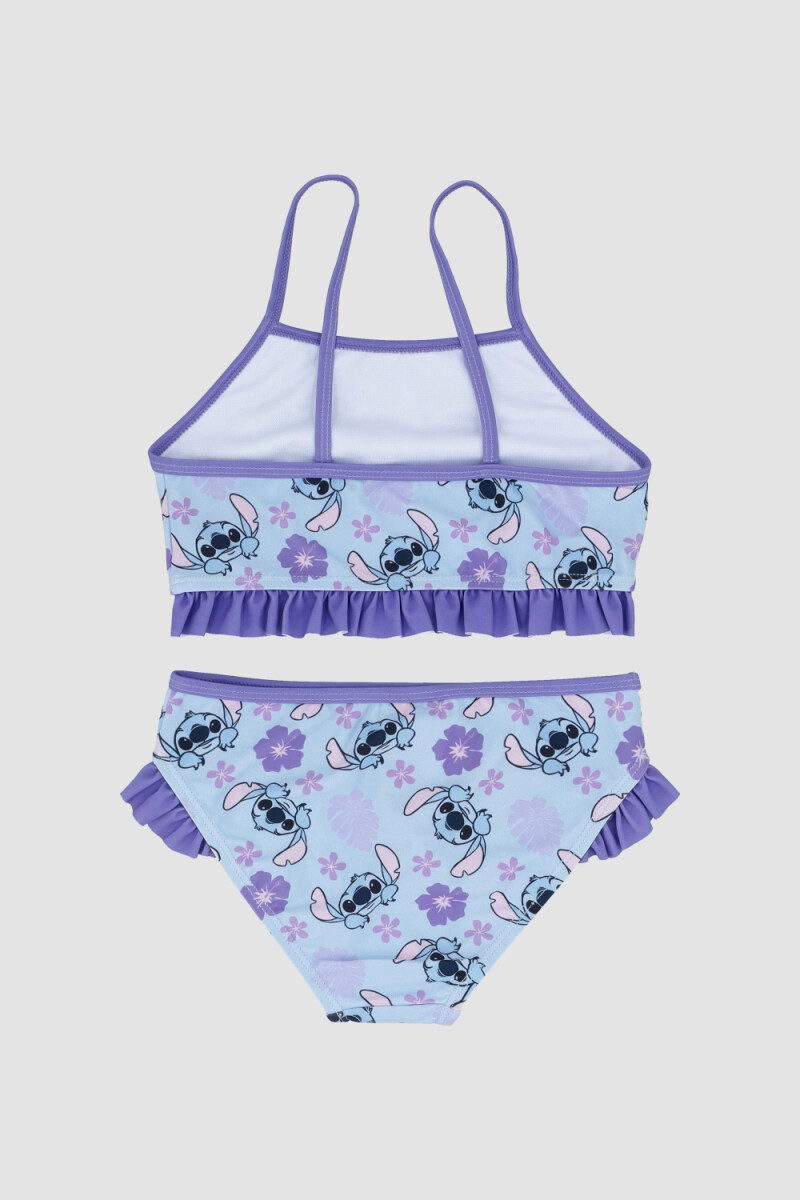 BIKINI STITCH RUFFLE SWEET LILAC