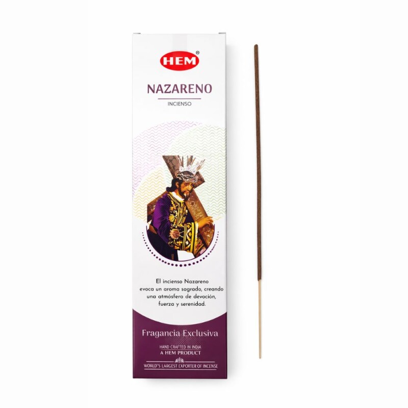 INCIENSO HEM PREMIUM 25 GR X12 Nazareno