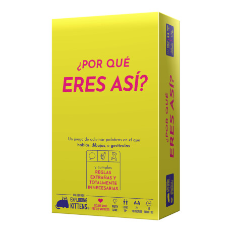 Juego de Mesa Exploding Kittens ¿por Qué Eres Así? +14 001