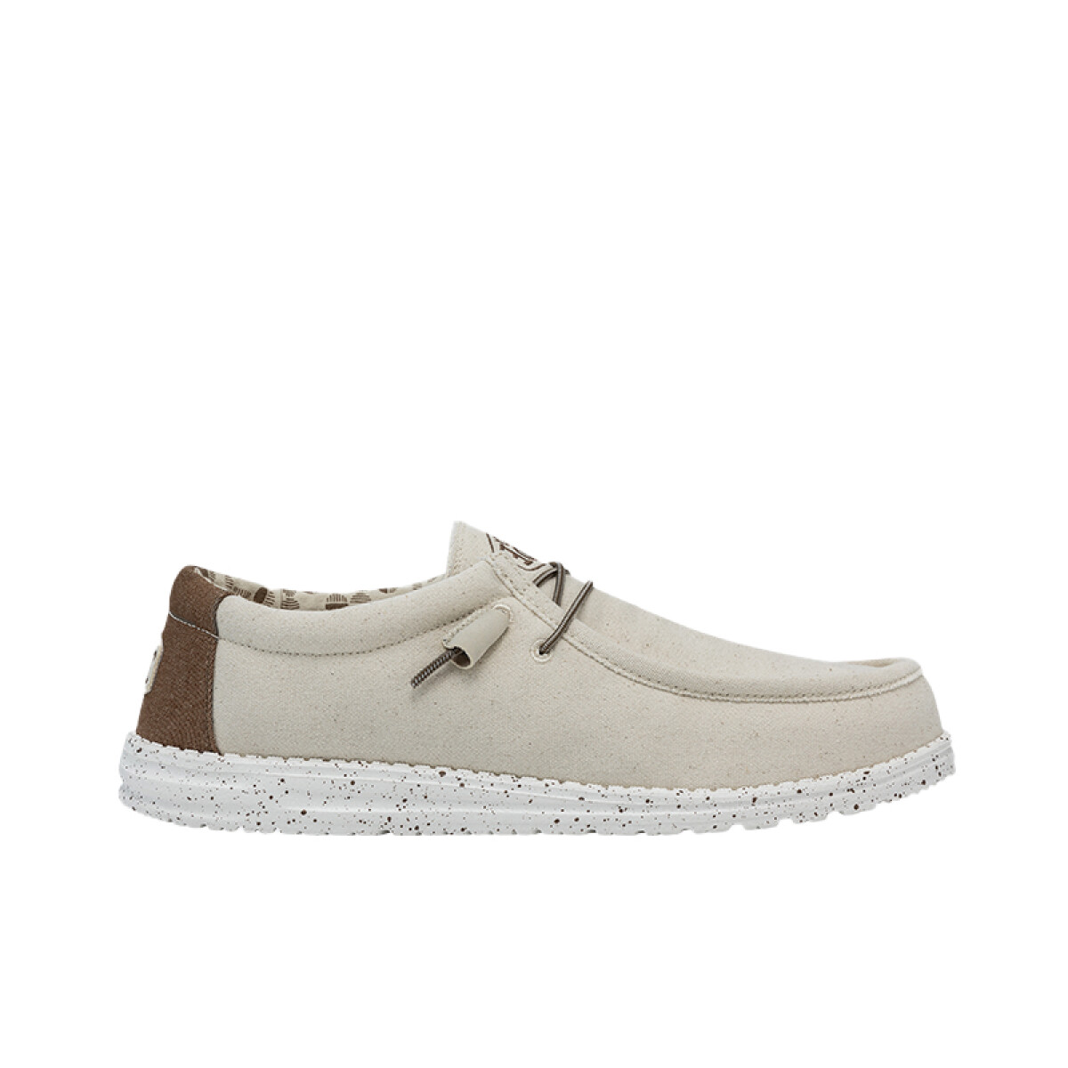 Calzado Hey Dude Wally Stretch Canvas - Beige 