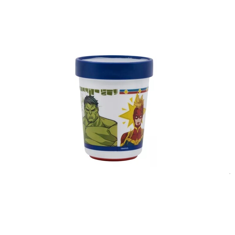 Vaso Bicolor Micro 260 Ml Avengers BAZAR MICRO BICOLOR PR VASO 260 ML AVENGER 74195