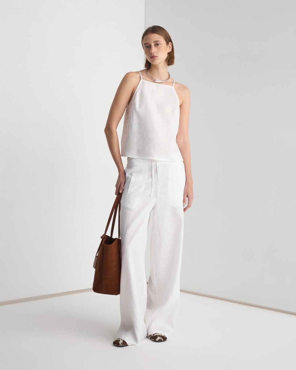 Pantalon Hampton - Blanco 