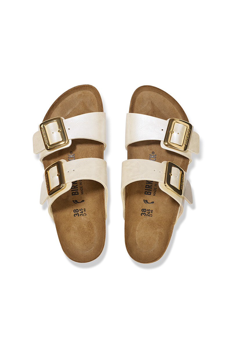 Sandalia Sydney Cb Birko - Flor - Estrecho Pearl White