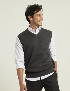 470885 CHALECO HARRINGTON LABEL Gris Oscuro