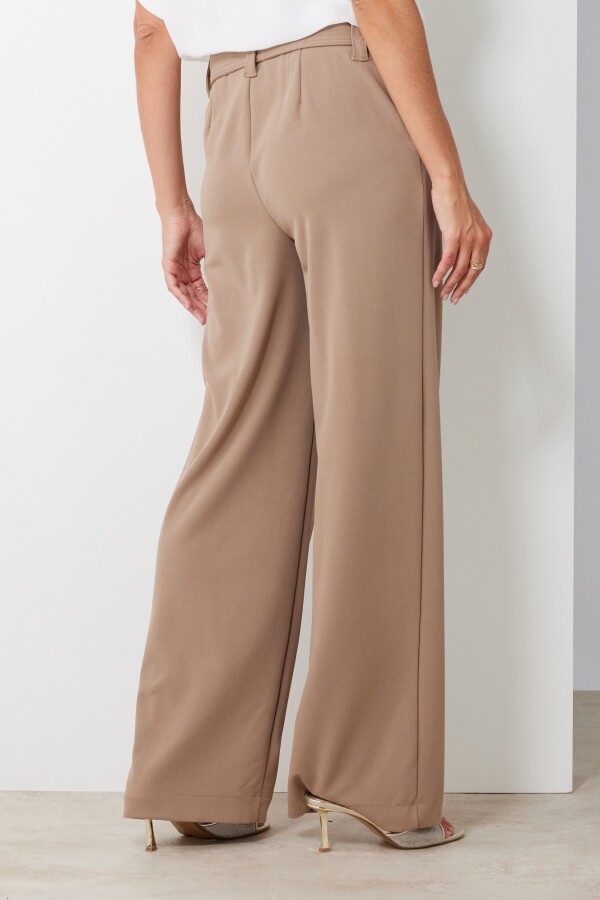 Pantalon Wide Leg Cinto TOSTADO