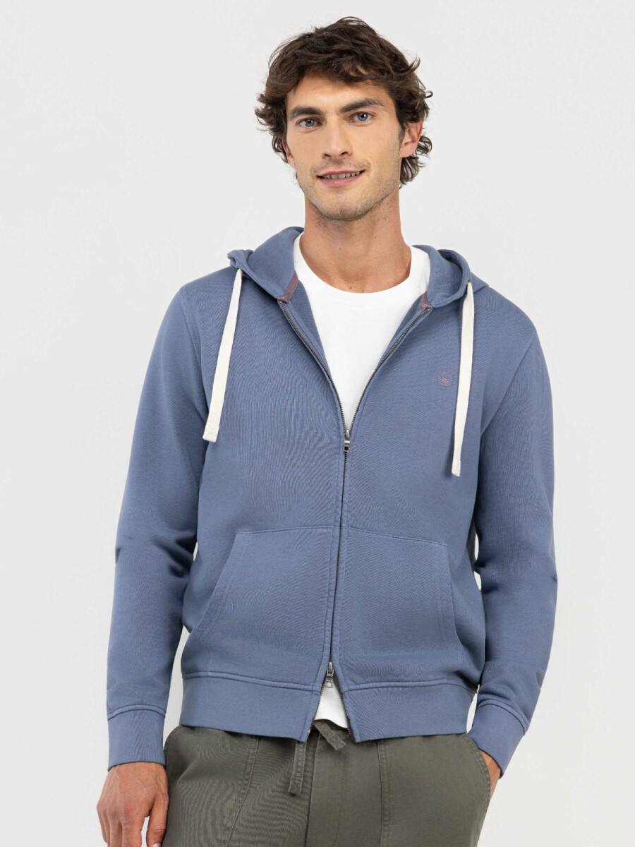 Sudadera Zipper - Petróleo 