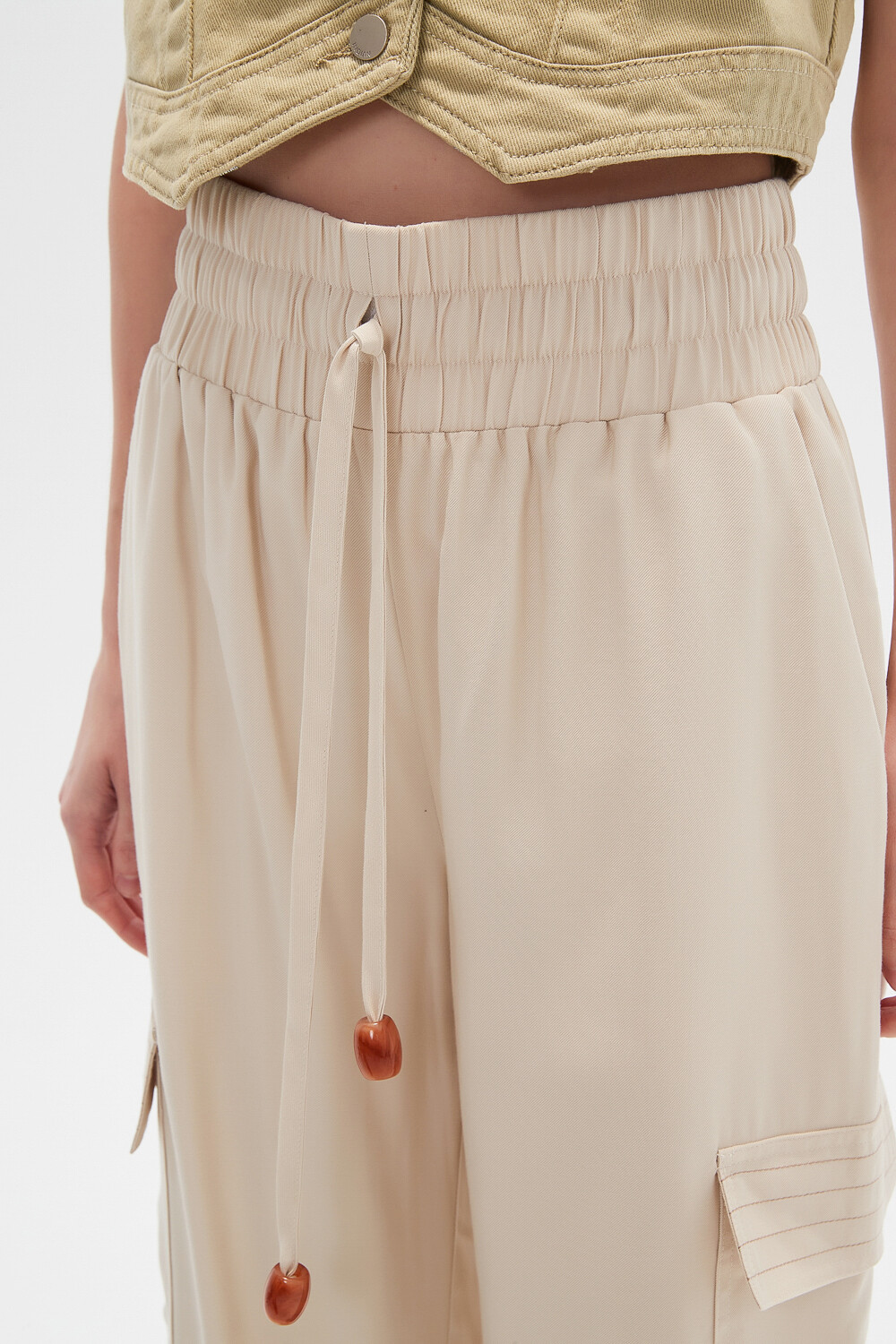 Pantalon Ubatuba Beige Claro