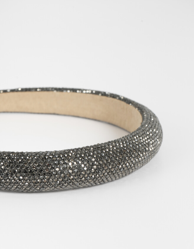 Vinchas Rígidas Con strass Vincha Rígida Strass Plateado - Plateado Hematite