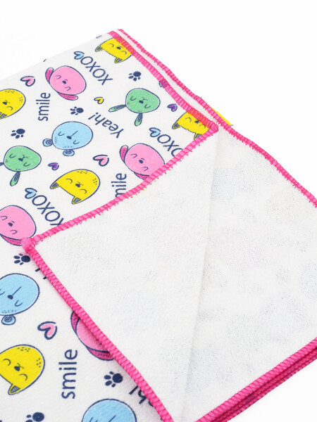 TOALLA MICROFIBRA MASCOTAS MULTICOLOR