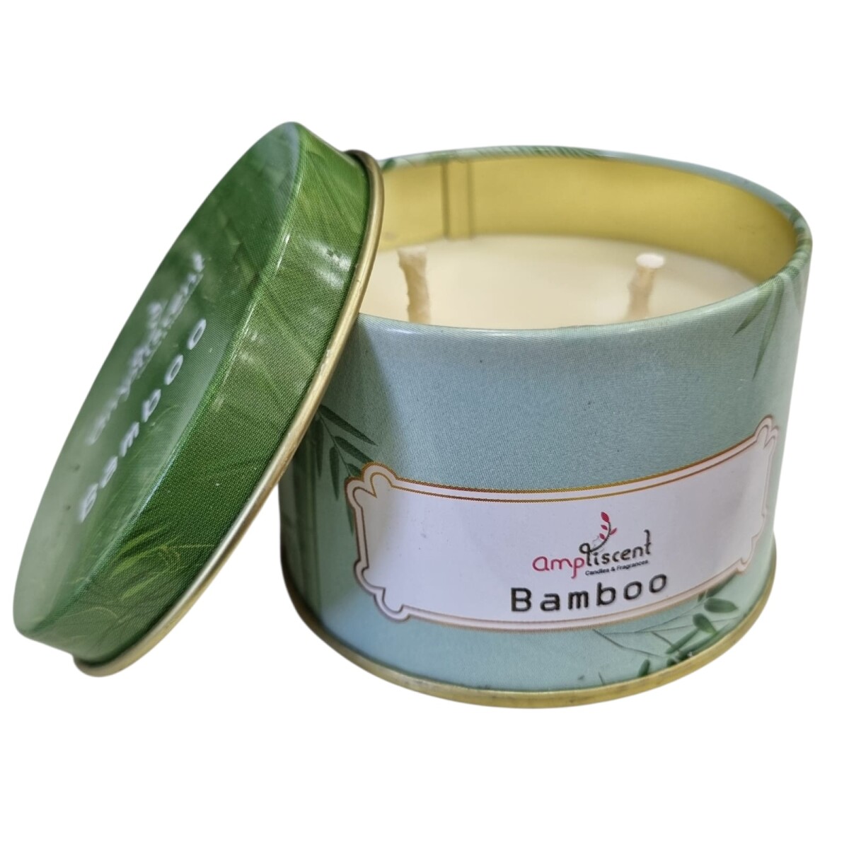 Vela aromática en lata Ampliscent Bamboo 