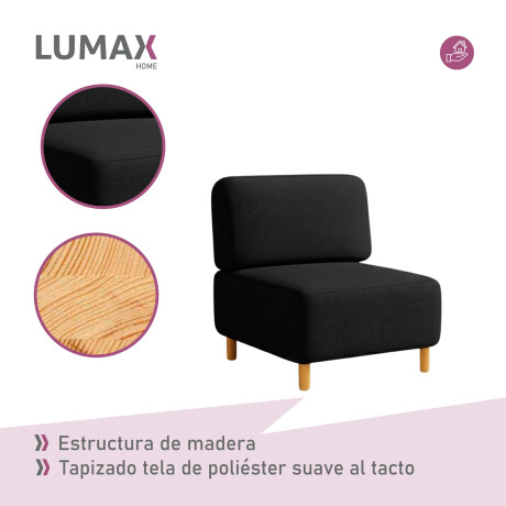 Pack x2 Sillón Modular Lumax de encastre Orebo en caja Negro