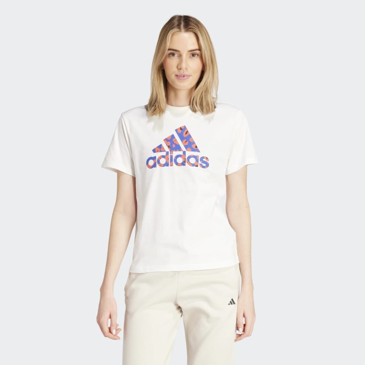 Remera Adidas Animal Graphic - Blanco 