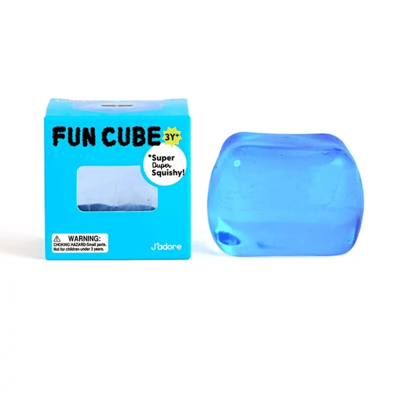 Squishy Cubo Sensorial Fun Cube Jadore Celeste