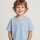 Remera Básica Infantil en Algodón Celeste