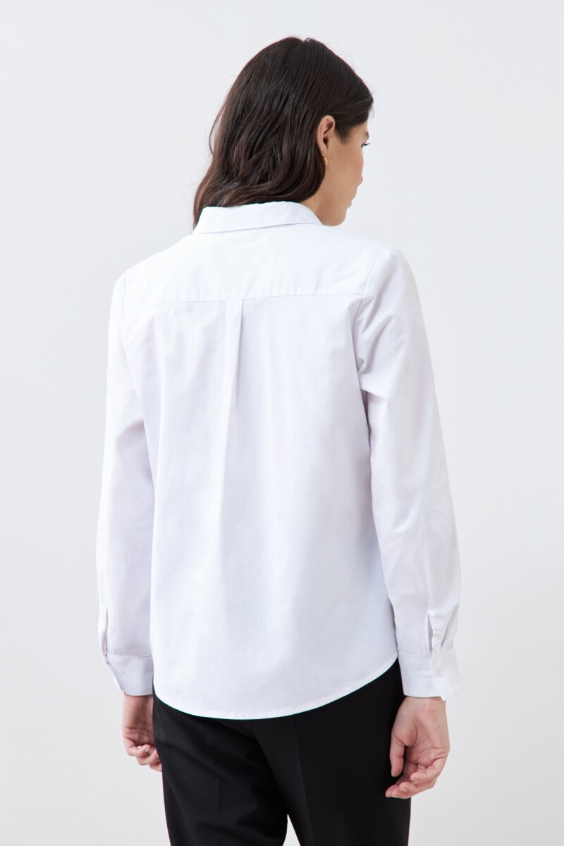 Camisa clásica blanco