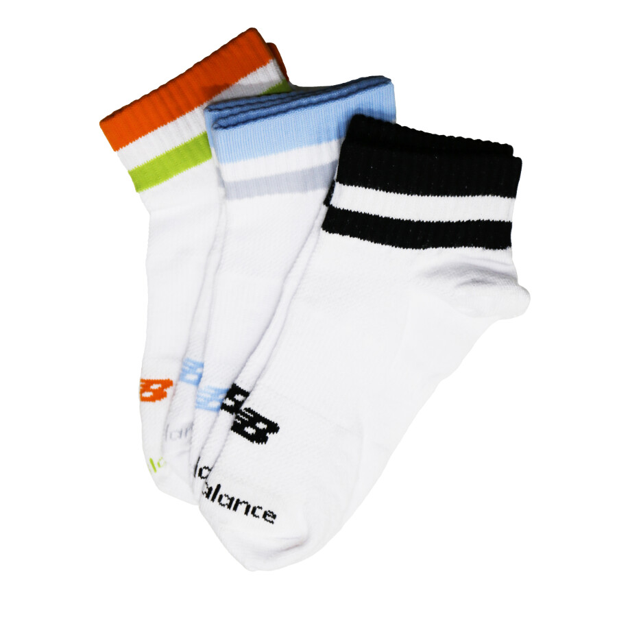 Medias Infantiles New Balance Quarter Kids &lt;span&gt;Blanco - Multicolor&lt;/span&gt;