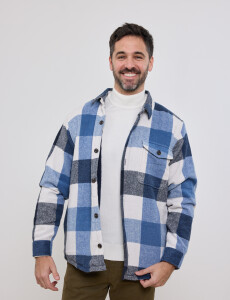 300564 SOBRECAMISA HARRY Azul Piedra/natural