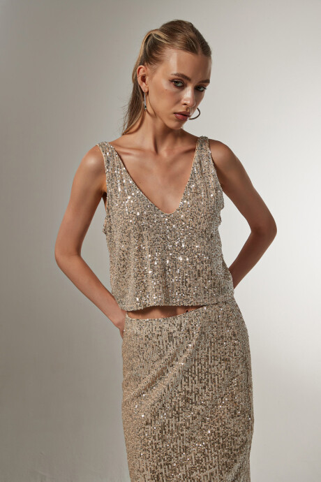 Blusa Explora Dorado