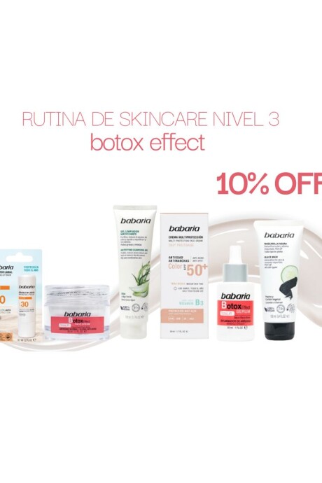 Rutina de skincare NIVEL 3 Botox