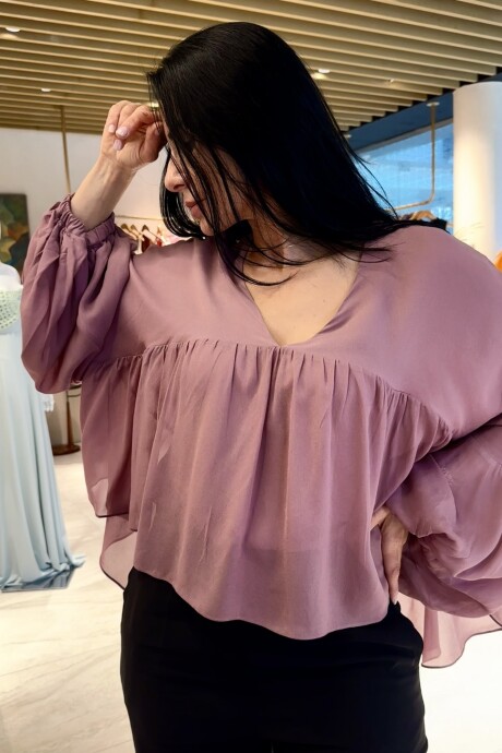 Blusa Doris Rosa viejo
