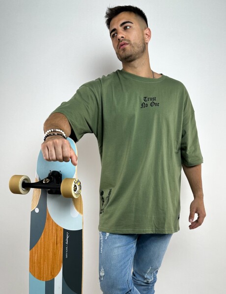 T-Shirt oversize Tefo Verde