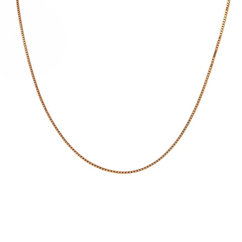 Cadena cordon oro, cola de topo-Oro bajo -Sin Piedra-CD8010 sinpiedra