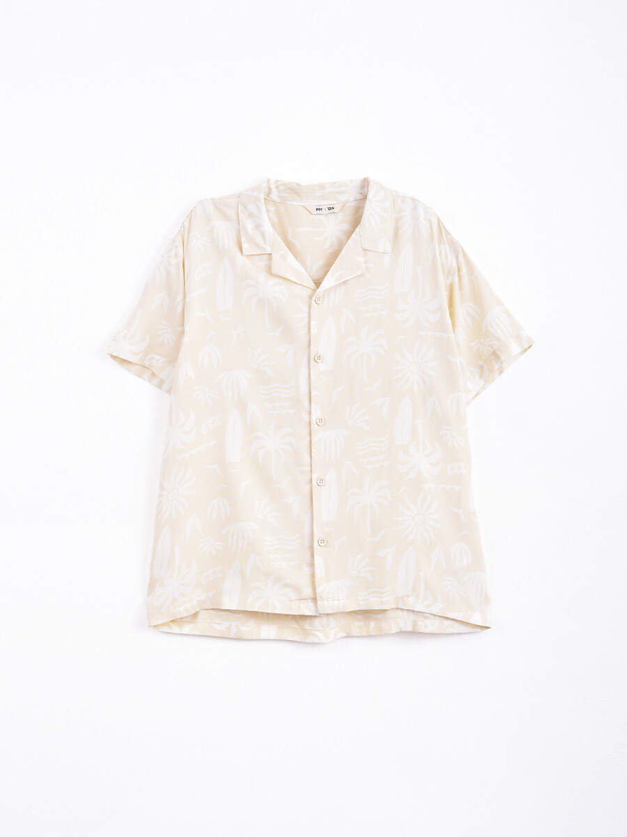 CAMISA ESTAMPADA - CRUDO 