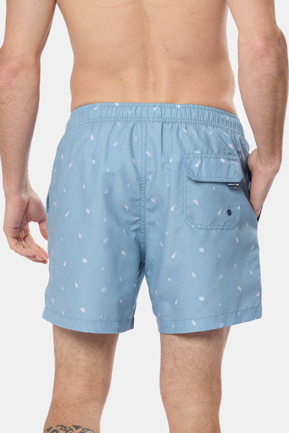 SHORT ESTAMPADO Celeste