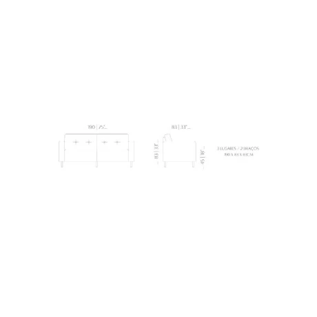 SOFA HERVAL 3 LUGARES MH4250 CON BRAZOS. GRIS SOFA HERVAL 3 LUGARES MH4250 CON BRAZOS. GRIS
