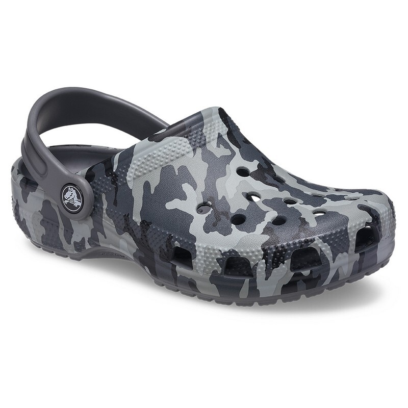 Crocs Classic Camo Kids Negro