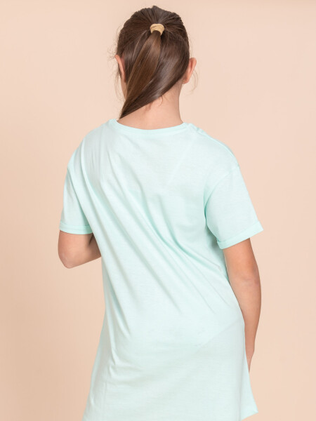 Camisón estampado chill Turquesa