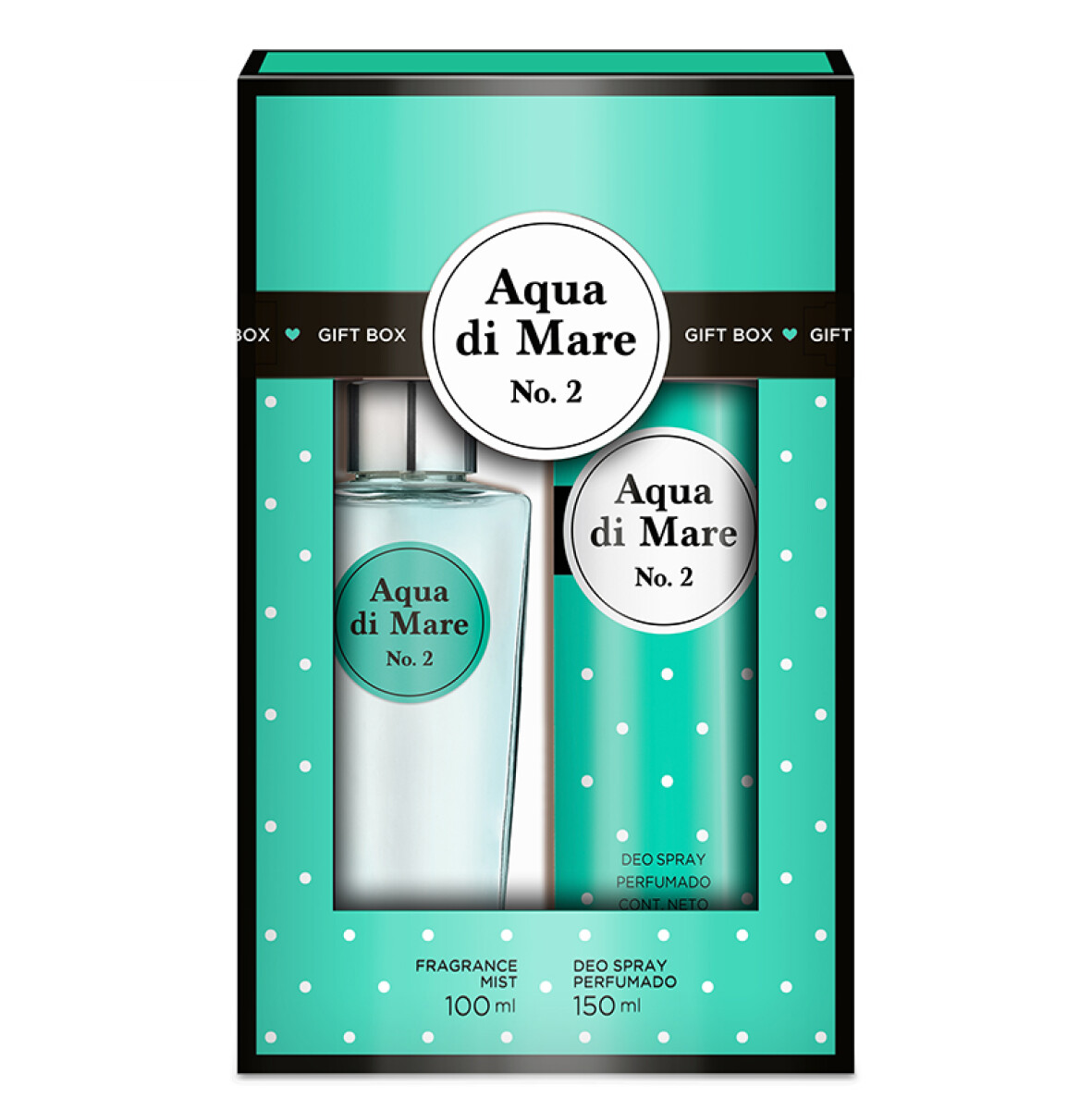 Estuche Aqua di Mare Body Edt 100ml + Deo aerosol 150ml - N° 2 