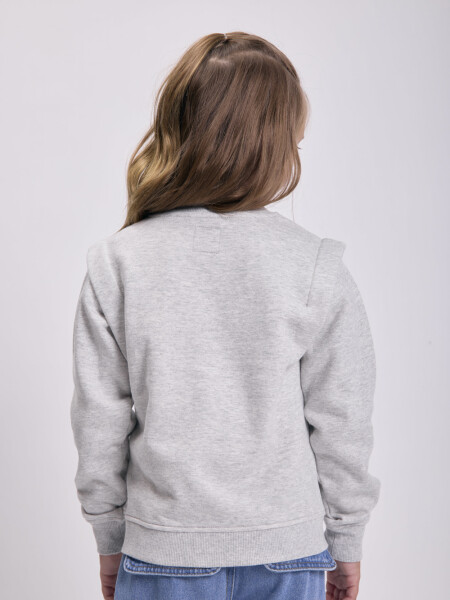 Buzo deportivo con detalle Gris