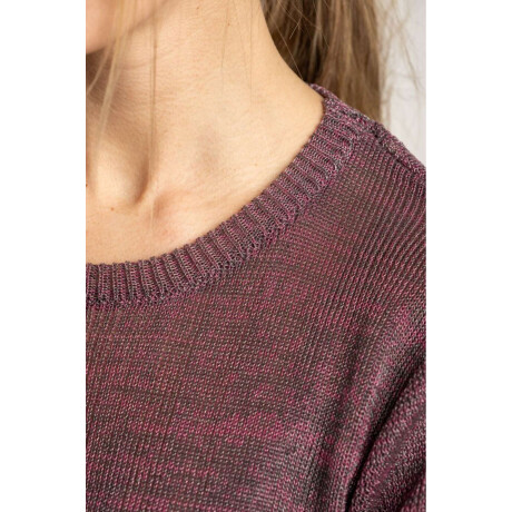 Top Tejido Berenjena