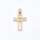 Cruz Calada En Oro 18K Cruz Calada En Oro 18K