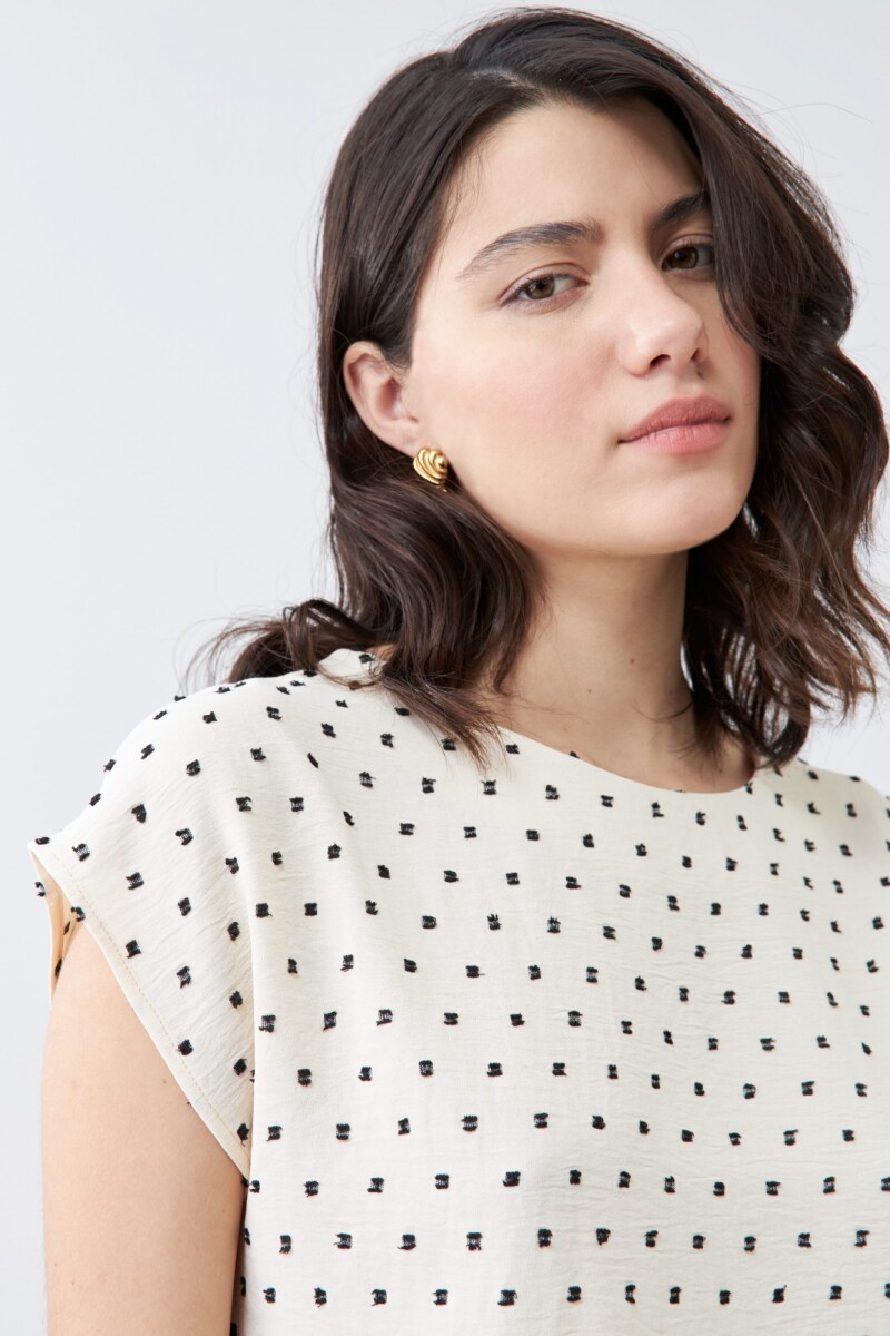 Blusa fantasía crudo
